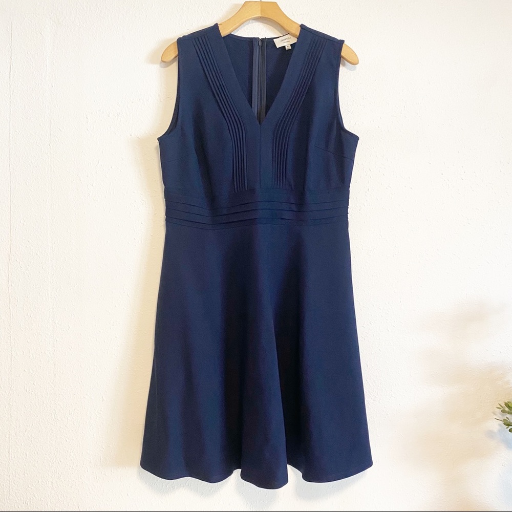 Mystic Los Angeles navy sleeveless dress